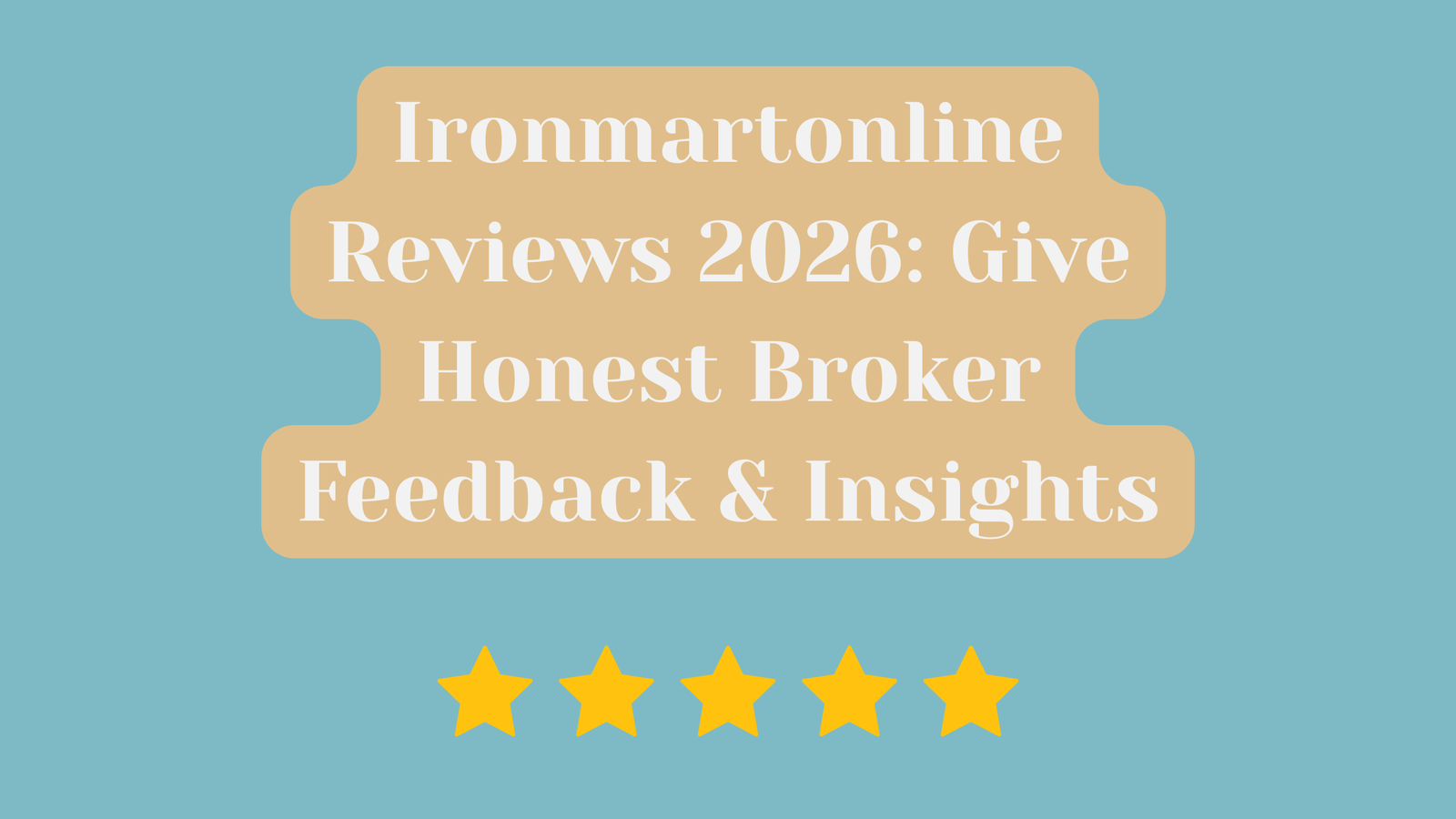 Ironmartonline reviews