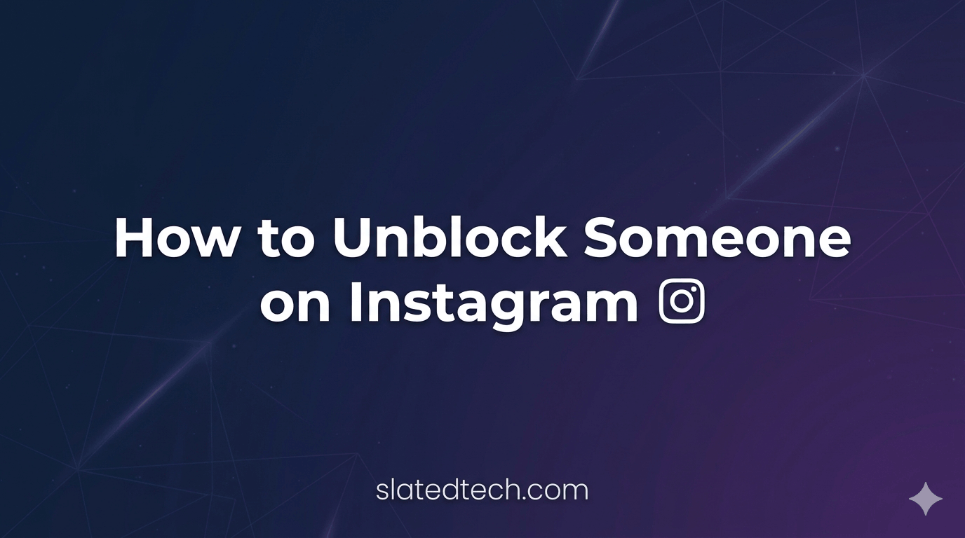 Unblock Someone on Instagram