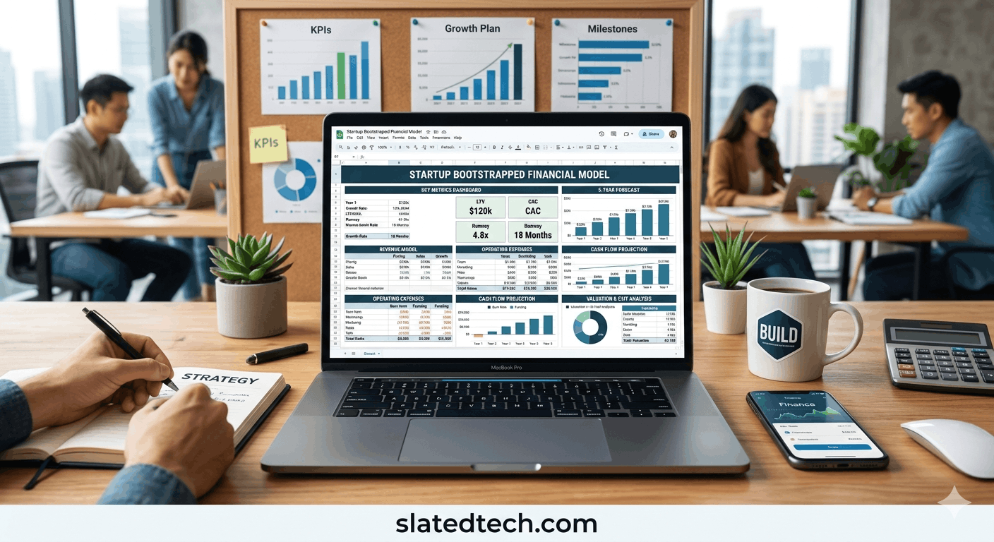 startup booted financial modeling